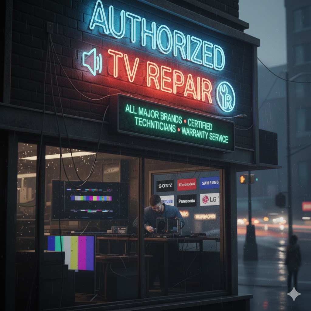 Authorized TV repairs